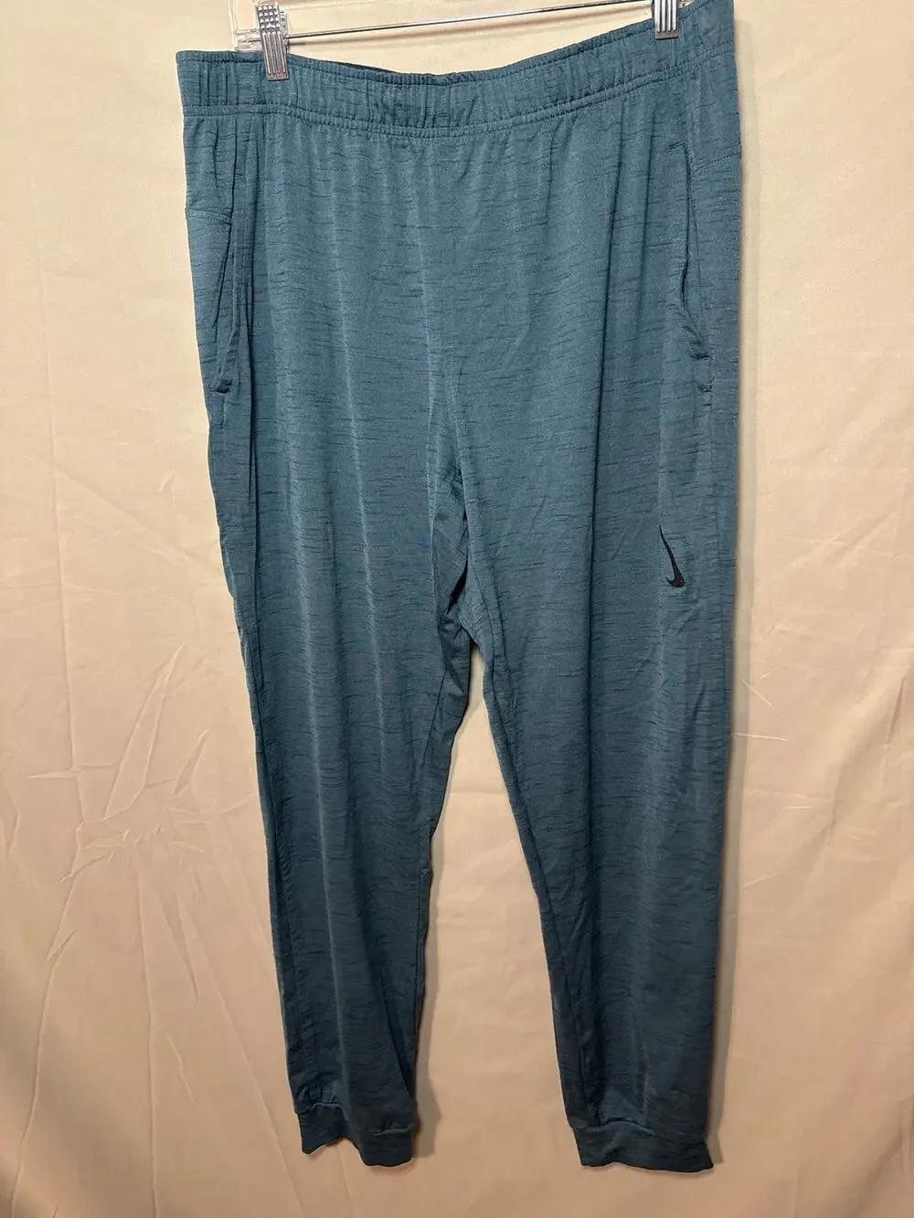 Nike Yoga Dri-FIT Joggers Men's XL Blue Stretch Pants CZ2208-058